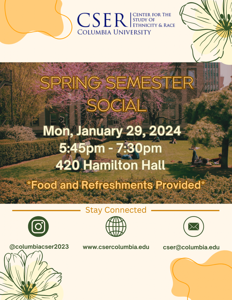 Spring Semester Social | CSER